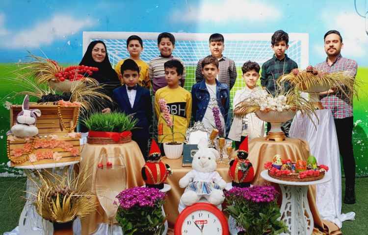 برگزاری جشن نوروز1402 در دبستان بهمراه اهداء هدیه و پیک نوروزی به دانش آموزان 4