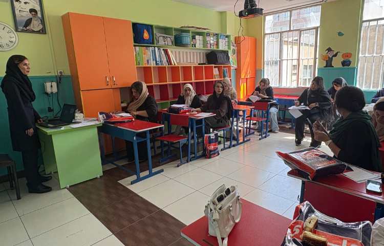 برگزاری جلسات ارائه روش آموزش پایه و زبان 8