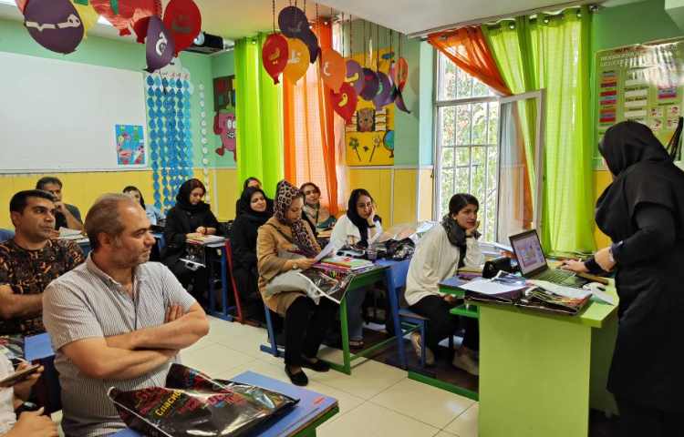 : برگزاری جلسات دانش افزایی و ارائه روش آموزش، پایه پیش دبستان 20