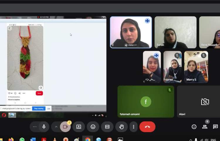 برگزاری جلسه هفتگی دپارتمان زبان و اتاق فکر 2