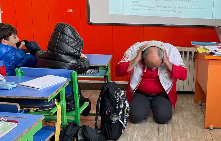 :برگزاری روز ایمنی دربرابر زلزله 4