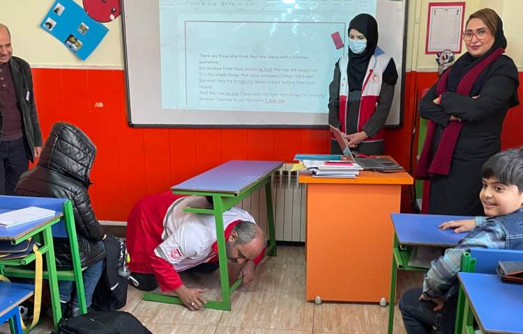 :برگزاری روز ایمنی دربرابر زلزله 6