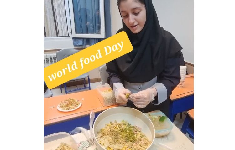 برگزاری روز جهانی غذا به زبان انگلیسی 1403-1402 2