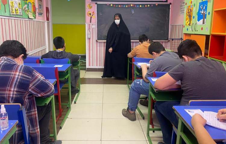 برگزاری سنجش های نهایی پسران عزیز و پرتلاش پایه ششم 1