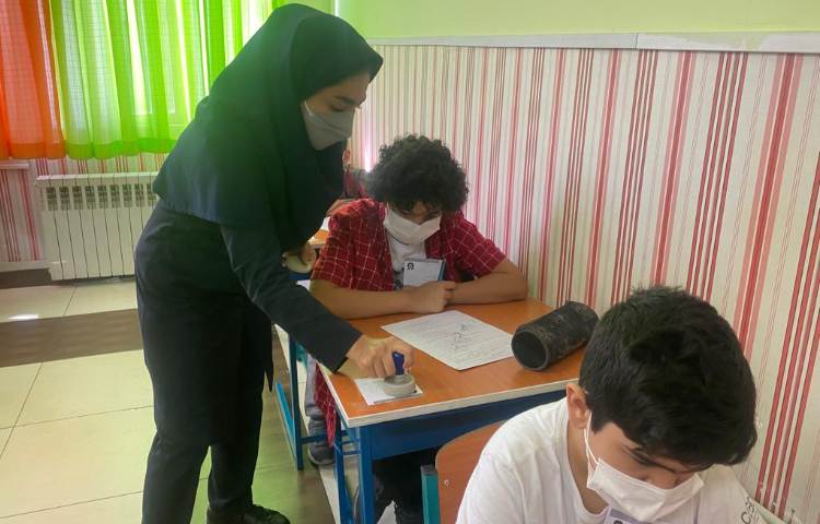 برگزاری سنجش های نهایی پسران عزیز و پرتلاش پایه ششم 2