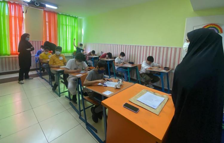 برگزاری سنجش های نهایی پسران عزیز و پرتلاش پایه ششم 6