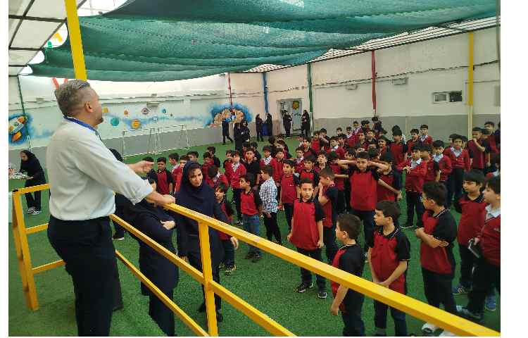 برگزاری صبحگاه در روز اول مهر و آغاز سال تحصیلی