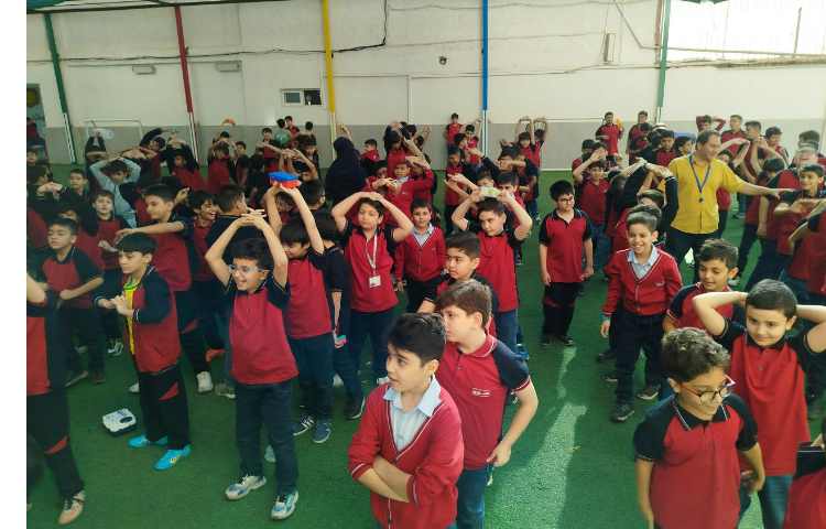 برگزاری صبحگاه زبانی 1