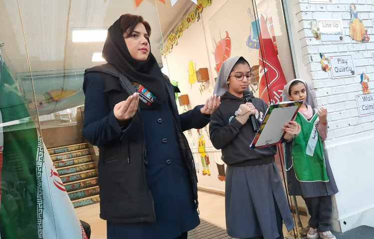 برگزاری صبحگاه و غوطه وری دپارتمان زبان 5