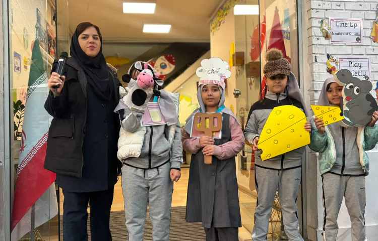 برگزاری صبحگاه و غوطه وری دپارتمان زبان 5