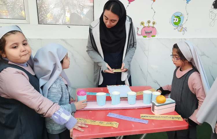 برگزاری صبحگاه و غوطه وری دپارتمان زبان 9