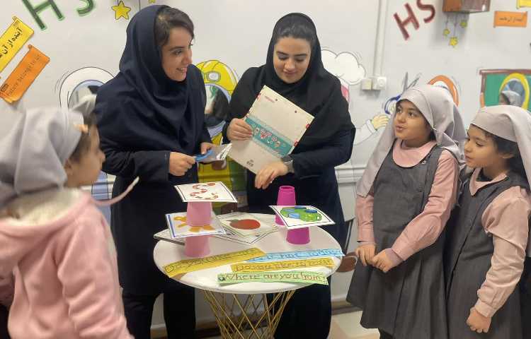 برگزاری صبحگاه و غوطه وری دپارتمان زبان