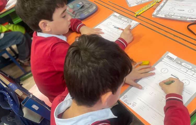 برگزاری طرح سنجش مداد سیاه 1 درس ریاضی 17