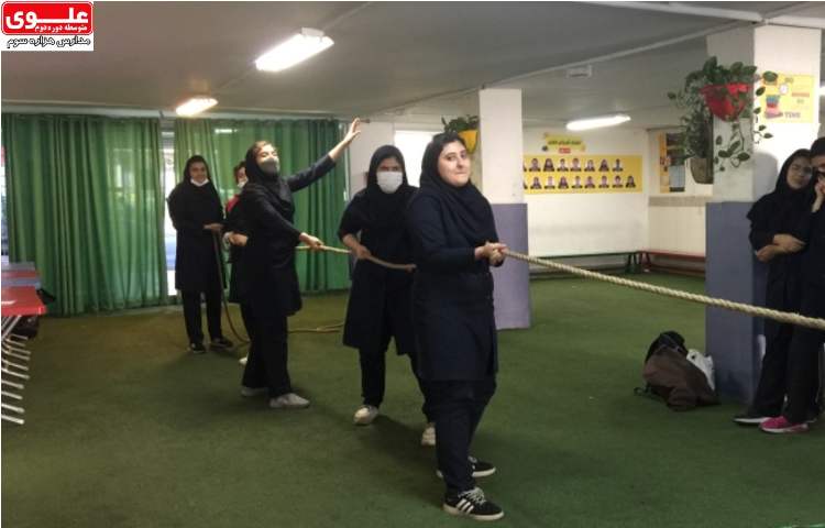 برگزاری فینال مسابقات طناب کشی درون مدرسه ای 2