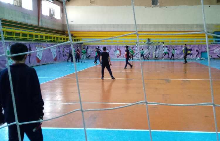 برگزاری فینال مسابقات فوتبال دورن مدرسه ای 9