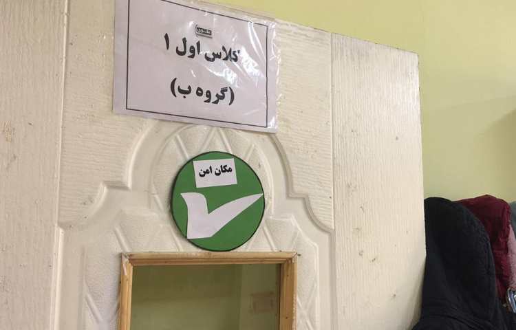 برگزاری مانور زلزله در مدرسه 3