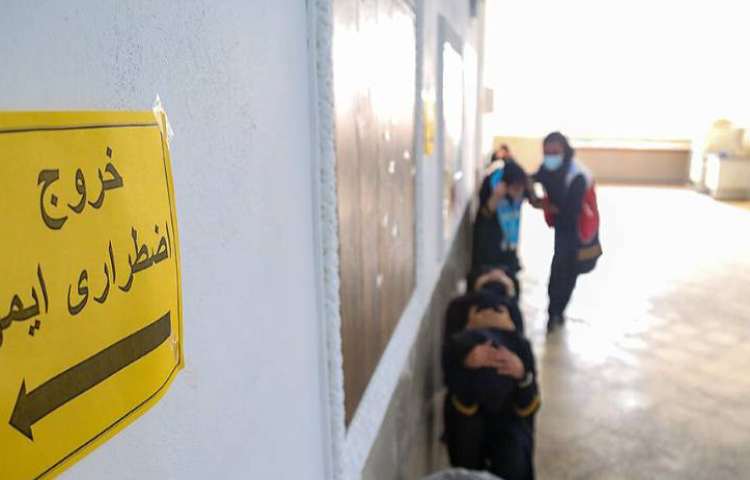 برگزاری مانور زلزله 2