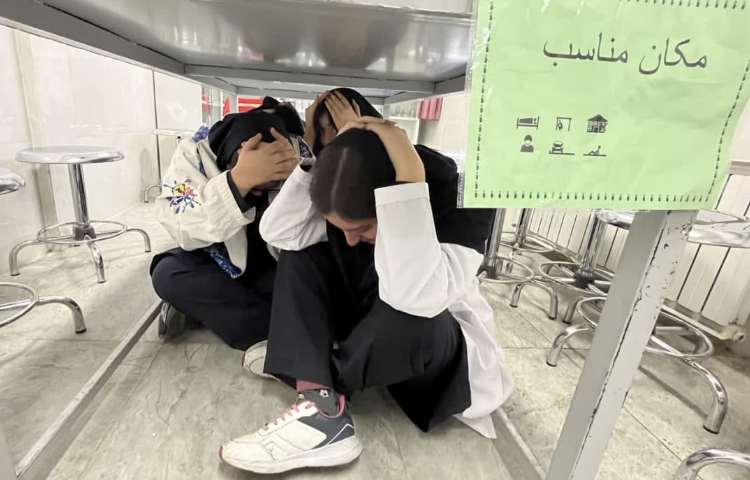 برگزاری مانور زلزله 4