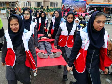 برگزاری مانور سراسری زلزله و ایمنی در مدارس کشور