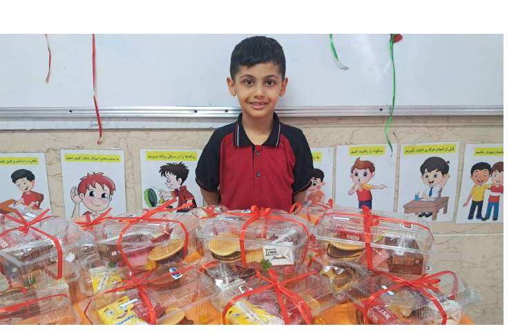 برگزاری مراسم تولد دانش آموزان مهرماهی 43