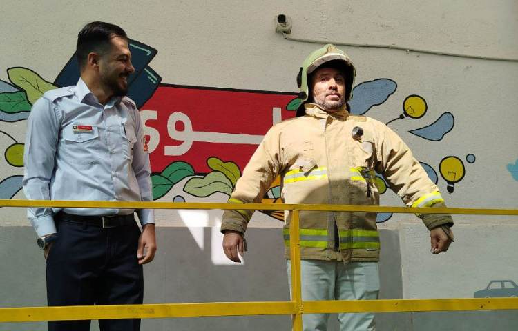 برگزاری مراسم روز آتشنشان 8