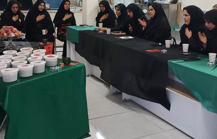 برگزاری مراسم سوگواری حضرت اباعبدالله ویژه همکاران 8