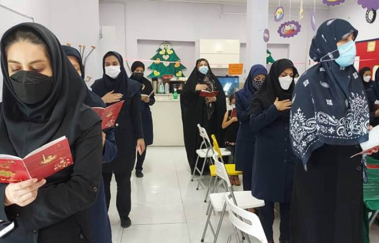 برگزاری مراسم شهادت حضرت رقیه(س) با حضور معلمان 2