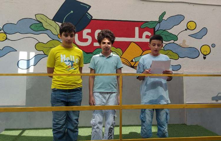 برگزاری مراسم صبحگاهی تمامی پایه ها 10