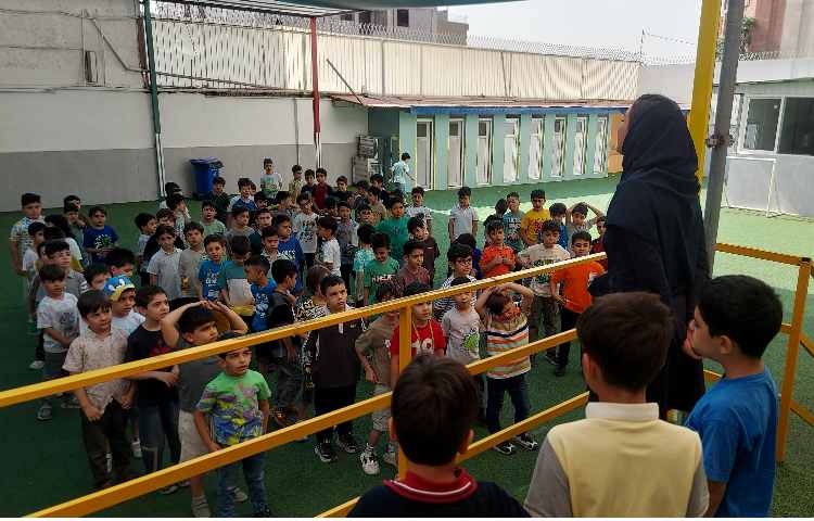 برگزاری مراسم صبحگاهی تمامی پایه ها 4