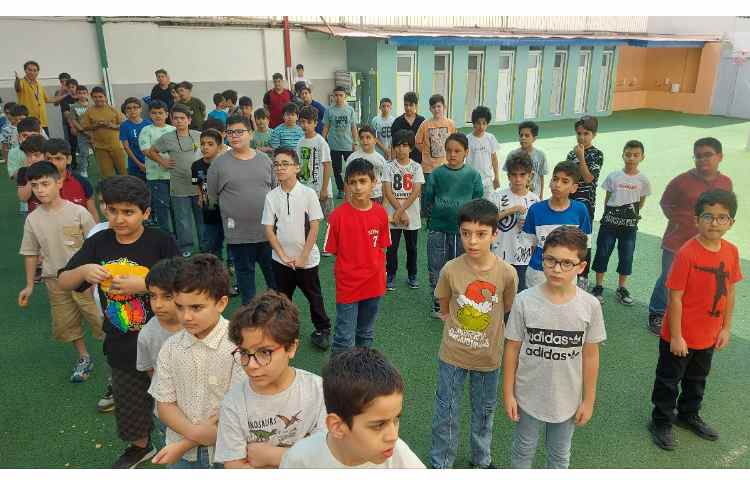 برگزاری مراسم صبحگاهی در سومین هفته پایگاه تابستانی 2