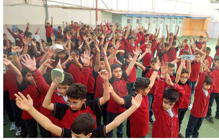 برگزاری مراسم صبحگاهی 1