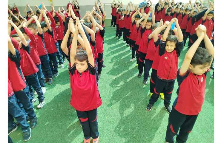 برگزاری مراسم صبحگاهی 1