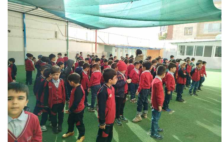 برگزاری مراسم صبحگاهی 1