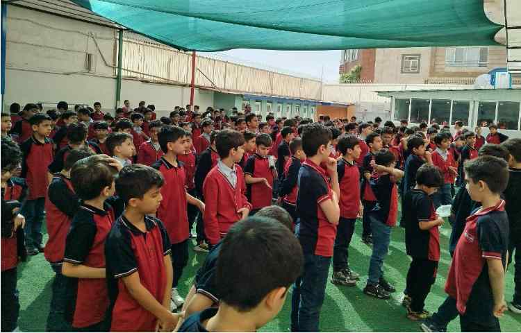 برگزاری مراسم صبحگاهی 7