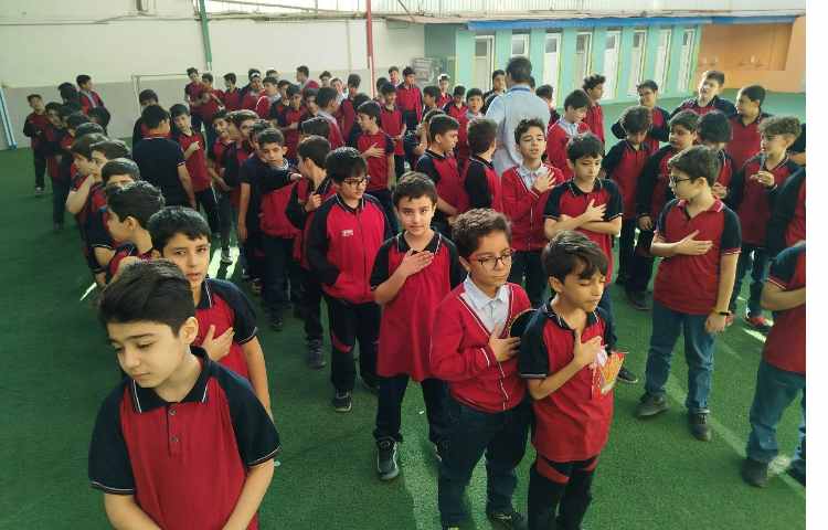 برگزاری مراسم صبحگاهی 8