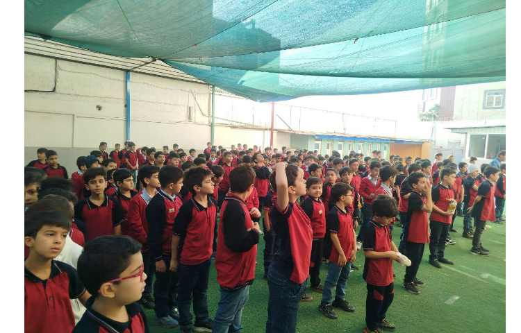 برگزاری مراسم صبحگاهی 8