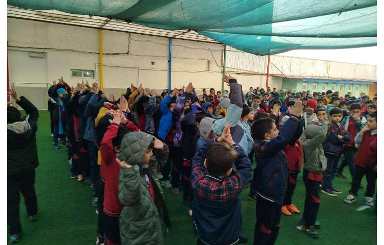 برگزاری مراسم صبحگاهی 8