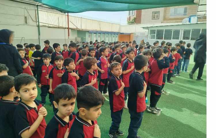 برگزاری مراسم صبحگاهی 9