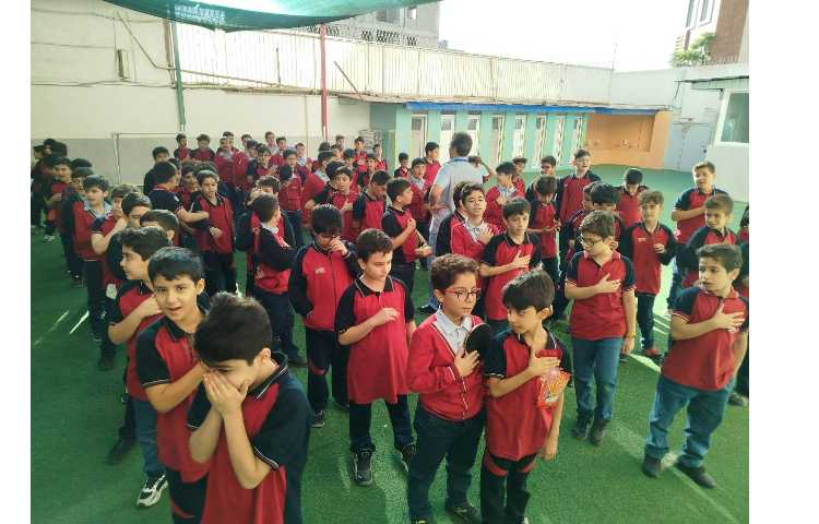 برگزاری مراسم صبحگاهی 9