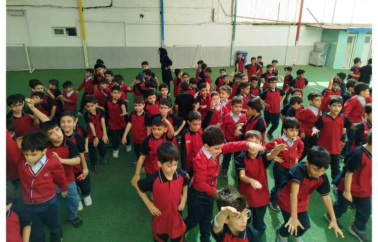 برگزاری مراسم صبحگاهی