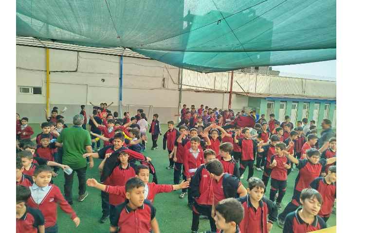 برگزاری مراسم صبحگاهی