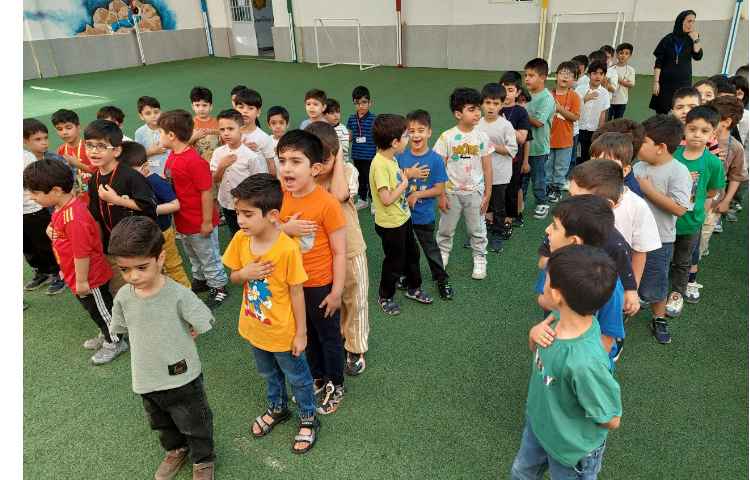 برگزاری مراسم صبحگاه 1