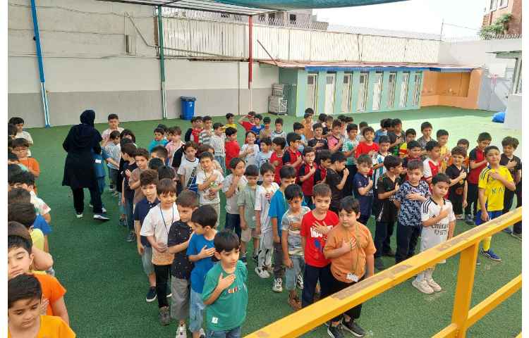 برگزاری مراسم صبحگاه 2