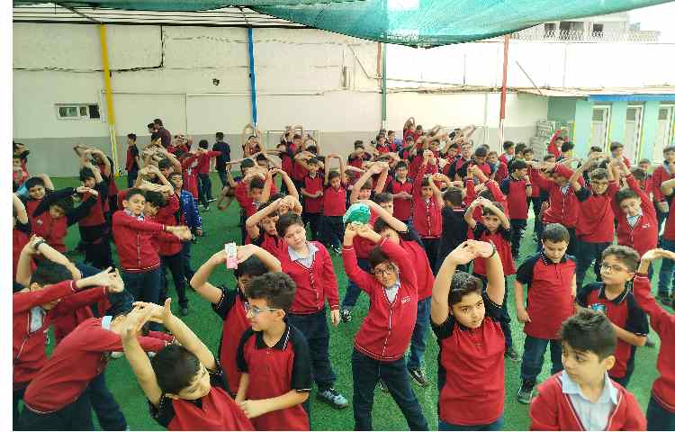 برگزاری مراسم صبح گاهی