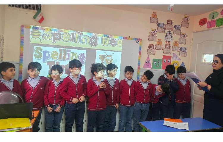 برگزاری مرحله دوم مسابقه spelling bee پایه سوم 2