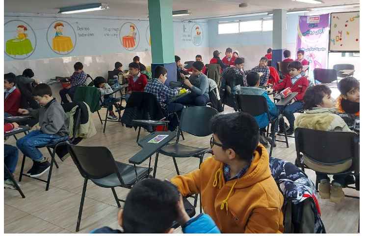 برگزاری مسابقات آقای ریاضی بین شعب علوی 8