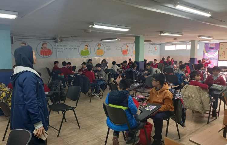 برگزاری مسابقات خانم و آقای ریاضی بین شعب علوی 9