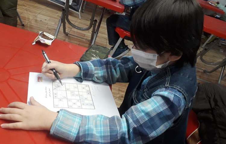 برگزاری مسابقه سودوکو بین شعب دبستان های علوی 16