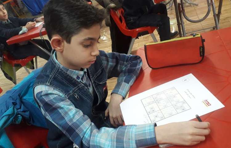 برگزاری مسابقه سودوکو بین شعب دبستان های علوی 21