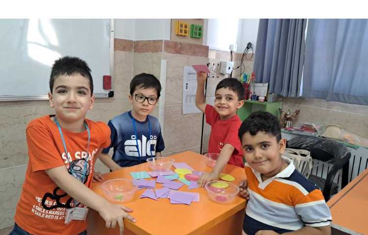 برگزاری مسابقه و بازی با هدف شناخت اشکال هندسی 1